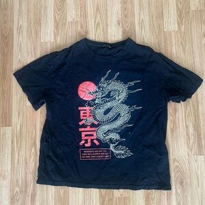 Black Dragon Graphic T-Shirt